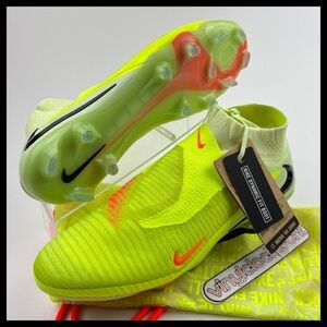 Nike Phantom 6 High Elite FG Hyper Crimson Black Limelight HJ2147-800 Mens 13